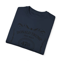 Trump 47th President Whiskey Label Inspired T-Shirt