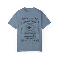 Trump 47th President Whiskey Label Inspired T-Shirt
