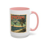 Greetings From Gulf of America Coffee Mug - Trump Vintage Design