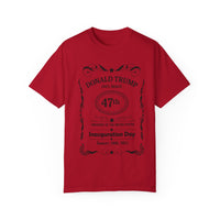 Trump 47th President Whiskey Label Inspired T-Shirt