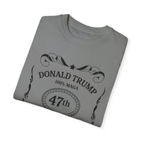 Trump 47th President Whiskey Label Inspired T-Shirt