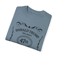 Trump 47th President Whiskey Label Inspired T-Shirt