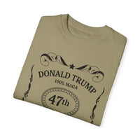 Trump 47th President Whiskey Label Inspired T-Shirt