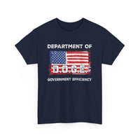 DOGE - Department of Government Efficiency T-Shirt w/ American Flag