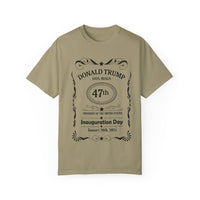 Trump 47th President Whiskey Label Inspired T-Shirt