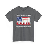 DOGE - Department of Government Efficiency T-Shirt w/ American Flag