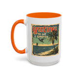 Greetings From Gulf of America Coffee Mug - Trump Vintage Design