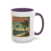 Greetings From Gulf of America Coffee Mug - Trump Vintage Design