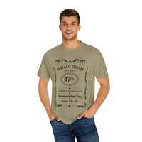 Trump 47th President Whiskey Label Inspired T-Shirt