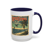 Greetings From Gulf of America Coffee Mug - Trump Vintage Design