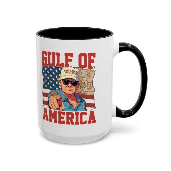 Gulf of America Large Coffee Mug Trump