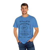 Trump 47th President Whiskey Label Inspired T-Shirt