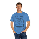 Trump 47th President Whiskey Label Inspired T-Shirt