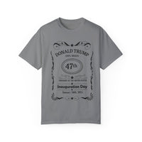 Trump 47th President Whiskey Label Inspired T-Shirt